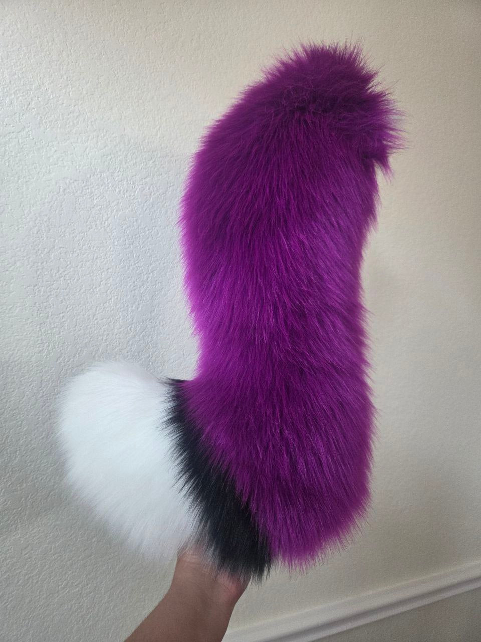 Purple fox tail